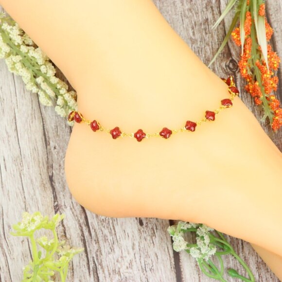 Dainty Anklet for Women – Elegant Everyday Jewelry & Perfect Gift | MLCRC1322 - Picture 3 of 10